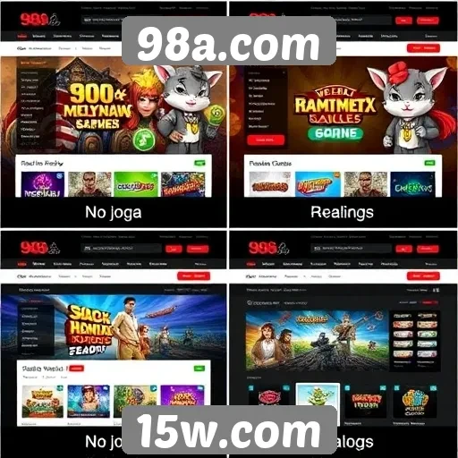Evolução do design do site 98a.com ao longo do tempo